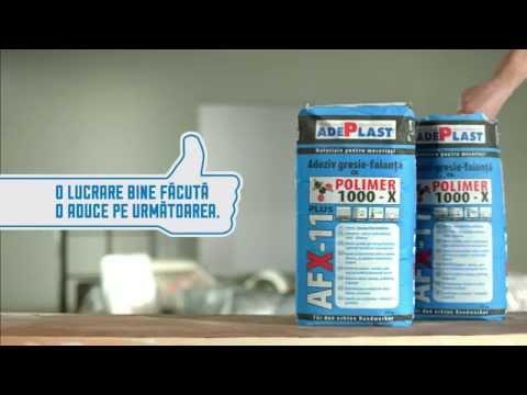 Spot AdePlast - AFX-11, Adeziv pentru gresie și...