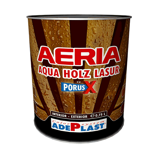 AERIA AQUA HOLZ LASUR cu PORUS X
