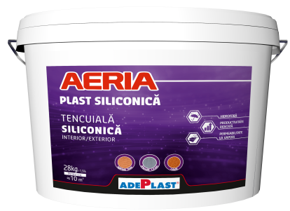 AERIA PLAST SILICONICĂ, bază albă, 1,5 mm-drișcuită